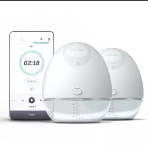 Elvie Hands Free Wearable Electric Breast Pump Double